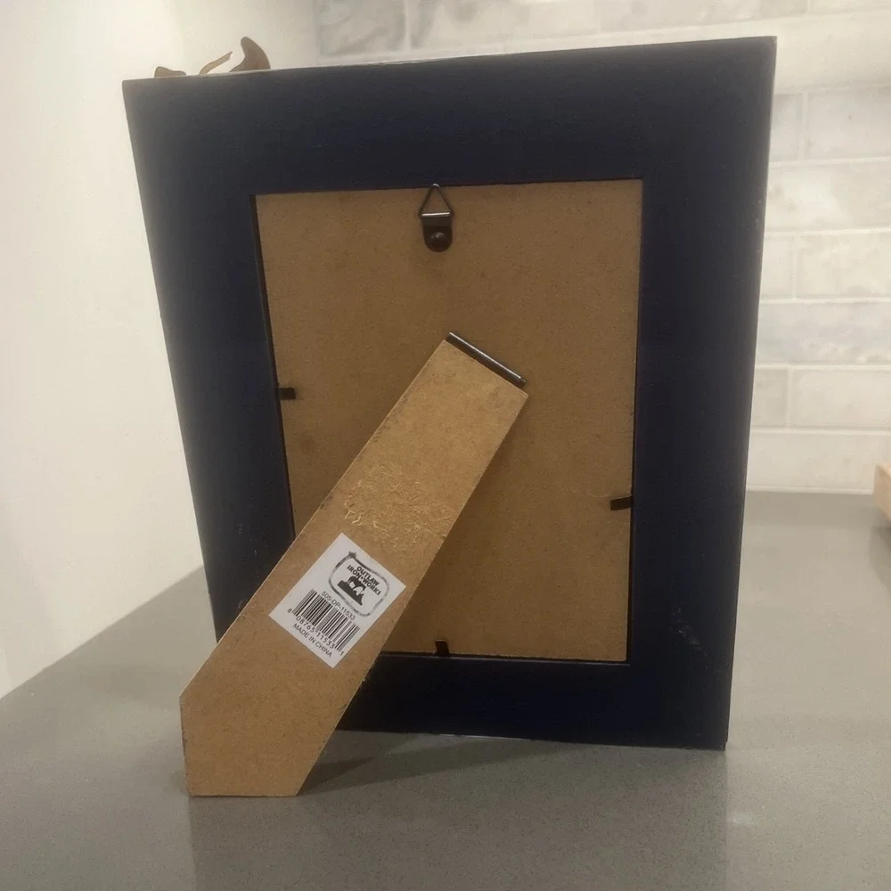 Outlaw Iron works Old Barn Wood Look Picture Frame. Heavy And Rustic.